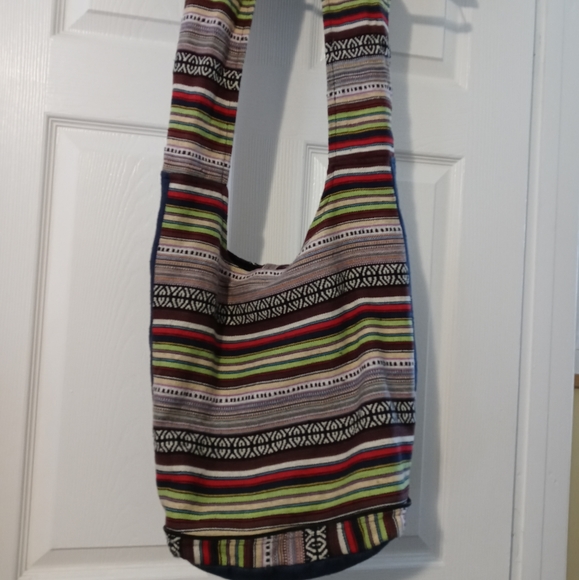 🏤🐼HANDMADE MESSENGER NEPAL BAG - Picture 2 of 16